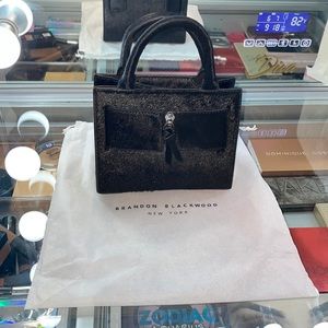 NWT Brandon Blackwood Pony Hair Kuei Bag